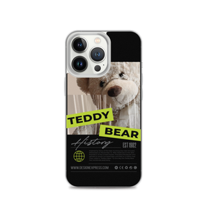 iPhone 13 Pro Teddy Bear Hystory iPhone Case Black by Design Express