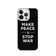 iPhone 13 Pro Make Peace Stop War (Support Ukraine) Black iPhone Case by Design Express