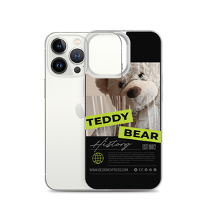 Teddy Bear Hystory iPhone Case Black by Design Express