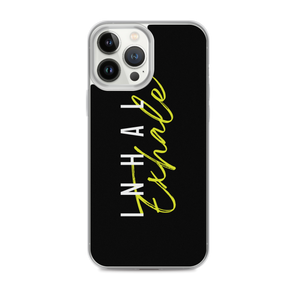 Inhale Exhale Clear Case for iPhone®