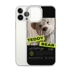 Teddy Bear Hystory iPhone Case Black by Design Express