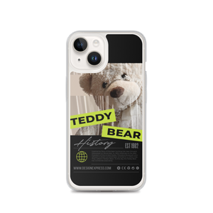 iPhone 14 Teddy Bear Hystory iPhone Case Black by Design Express