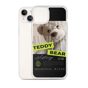 Teddy Bear Hystory iPhone Case Black by Design Express