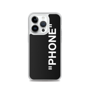 iPhone 14 Pro "PRODUCT" Series "PHONE" iPhone Case Black by Design Express