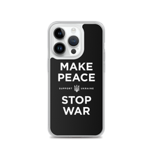 iPhone 14 Pro Make Peace Stop War (Support Ukraine) Black iPhone Case by Design Express
