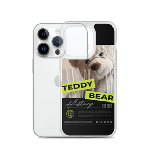 Teddy Bear Hystory iPhone Case Black by Design Express