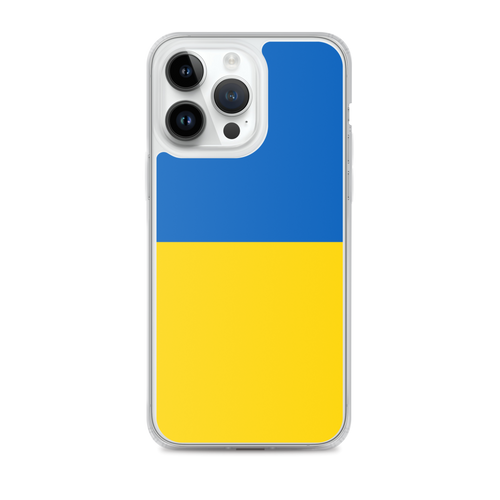 iPhone 14 Pro Max Ukraine Flag (Support Ukraine) iPhone Case by Design Express