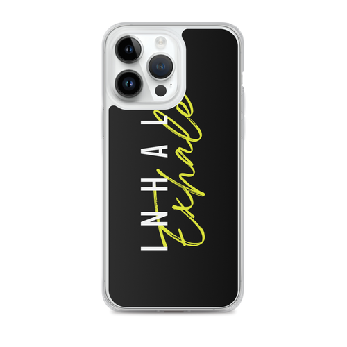 Inhale Exhale Clear Case for iPhone®