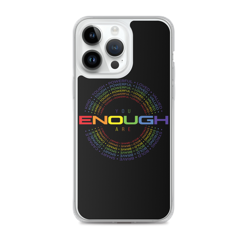 You Are Enough (Colorful) Clear Case for iPhone®