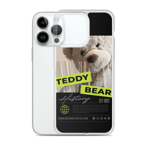 Teddy Bear Hystory iPhone Case Black by Design Express