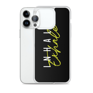 Inhale Exhale Clear Case for iPhone®