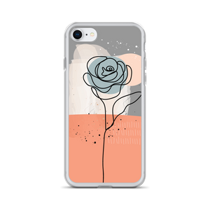 iPhone 7/8 Soft Flower Line iPhone Case by Design Express