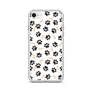 iPhone 7/8 Dog Paws and Bones Pattern Pattern iPhone Case by Design Express