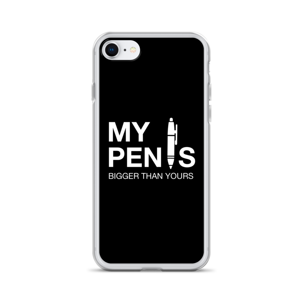 My pen is bigger than yours (Funny) iPhone Case Design Express My pen is bigger than yours (Funny) iPhone Case Design Express