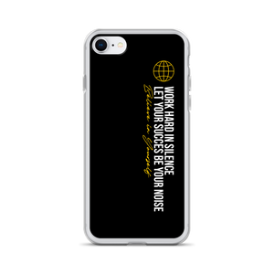 iPhone 7/8 Work hard in silence iPhone Case by Design Express