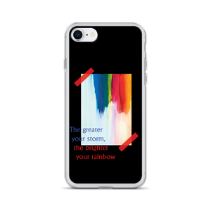 iPhone 7/8 Rainbow iPhone Case Black by Design Express