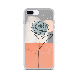 iPhone 7 Plus/8 Plus Soft Flower Line iPhone Case by Design Express