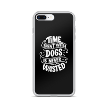 iPhone 7 Plus/8 Plus Time Spent With Dogs is Never Wasted (Dog Lover) Funny iPhone Case by Design Express