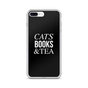 iPhone 7 Plus/8 Plus Cats Books Tea (Funny) iPhone Case by Design Express