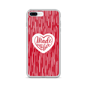 iPhone 7 Plus/8 Plus Made With Love (Heart) iPhone Case by Design Express