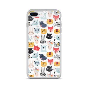 iPhone 7 Plus/8 Plus Funny Animal Pattern iPhone Case by Design Express