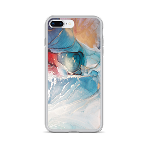 iPhone 7 Plus/8 Plus Colorful Marble Liquid ink Art Full Print iPhone Case by Design Express