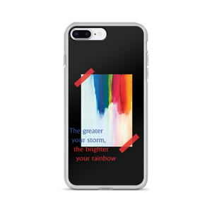 iPhone 7 Plus/8 Plus Rainbow iPhone Case Black by Design Express