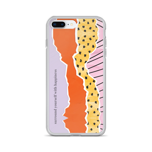 iPhone 7 Plus/8 Plus Surround Yourself with Happiness iPhone Case by Design Express