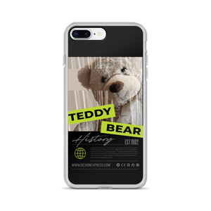 iPhone 7 Plus/8 Plus Teddy Bear Hystory iPhone Case Black by Design Express