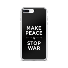 iPhone 7 Plus/8 Plus Make Peace Stop War (Support Ukraine) Black iPhone Case by Design Express