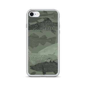 iPhone SE Army Green Catfish iPhone Case by Design Express