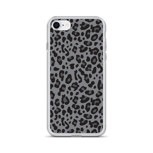 iPhone SE Grey Leopard Print iPhone Case by Design Express