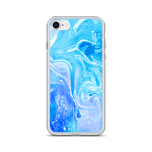 iPhone SE Blue Watercolor Marble iPhone Case by Design Express