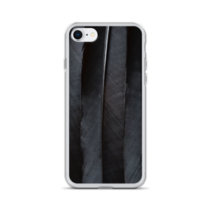 iPhone SE Black Feathers iPhone Case by Design Express