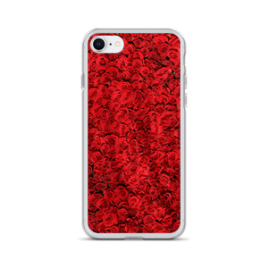 iPhone SE Red Rose Pattern iPhone Case by Design Express