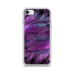 iPhone SE Purple Feathers iPhone Case by Design Express