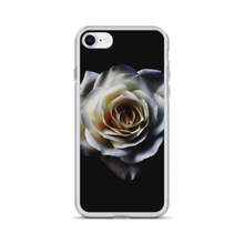 iPhone SE White Rose on Black iPhone Case by Design Express