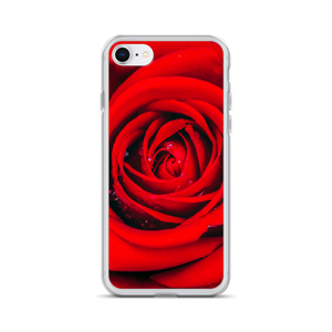 iPhone SE Fresh Red Rose iPhone Case by Design Express