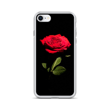 iPhone SE Red Rose on Black iPhone Case by Design Express