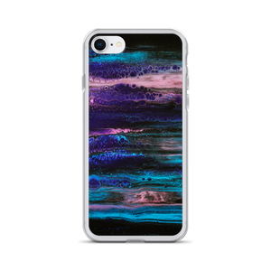 iPhone SE Purple Blue Abstract iPhone Case by Design Express
