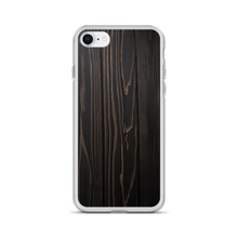 iPhone SE Black Wood Print iPhone Case by Design Express