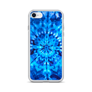 iPhone SE Psychedelic Blue Mandala iPhone Case by Design Express