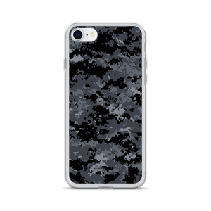 iPhone SE Dark Grey Digital Camouflage Print iPhone Case by Design Express