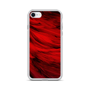 iPhone SE Red Feathers iPhone Case by Design Express