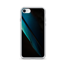 iPhone SE Blue Black Feather iPhone Case by Design Express