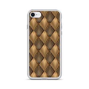 iPhone SE Golden Art Deco Pattern iPhone Case by Design Express