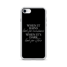 iPhone SE When it rains, look for rainbows (Quotes) iPhone Case by Design Express