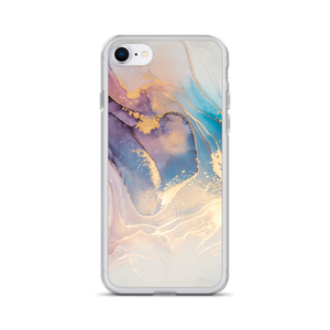 iPhone SE Soft Marble Liquid ink Art Full Print iPhone Case by Design Express