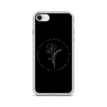 iPhone SE Be the change that you wish to see in the world iPhone Case by Design Express