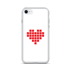 iPhone SE I Heart U Pixel iPhone Case by Design Express